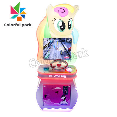 120w Aluminium Car Racing Arcade Machine Hartowane szkło My Little Pony