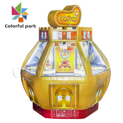 Gold Fort Arcade Moneta Pusher Z wewnętrznym zmieniaczem banknotów w kasynie