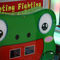 Plastikowa maszyna do gier wideo, maszyna do gier zręcznościowych Frog Hammer