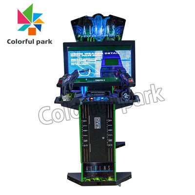 42" Aliens Extermination indoor shooting simulator coin operated arcade games manufacturers