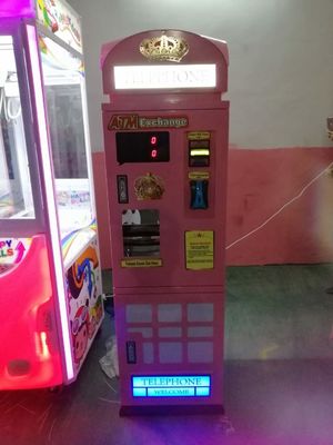 Automatyczna gra zręcznościowa z automatyczną wymianą rachunków Maszyna do wymiany monet w bankomacie Automatyczna zmiana żetonów automat do gier
