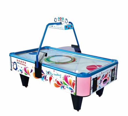 Hockey Star Arcade Style Air Hockey Table, Fiberglass 4 Player Air Hockey Table