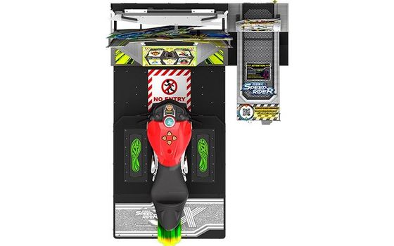 Tor wyścigowy Moto GP dla jednego gracza, automat zręcznościowy na monety używany w centrach handlowych