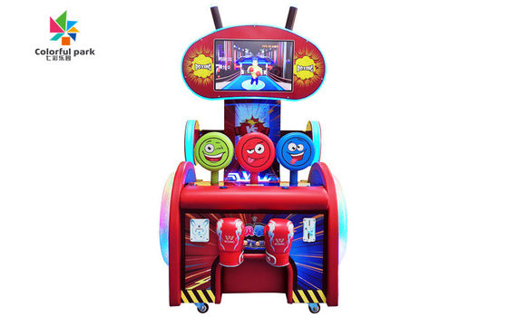 Park rozrywki Maszyny zręcznościowe na monety Elektryczna gra bokserska dla dzieci z wideo
