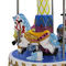 Merry Go Round Mini Small Horse Karuzela 3 graczy Jazda konna Kiddie Karuzela Automat do gier na monety