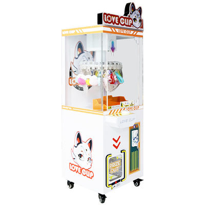 Dziecko Arcade Claw Machine Games For Sale Orange Coin-Operated Game Machine Starry Love Clip