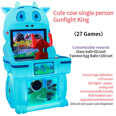 Arcade Coin Games Machine Dzieci pojedyncza strzelanina King Machine 19-calowy