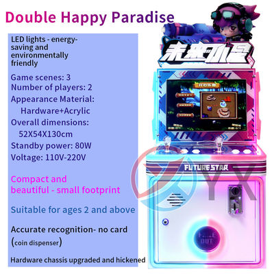 19-calowa maszyna do gier podwójnej w grze Happy Paradise