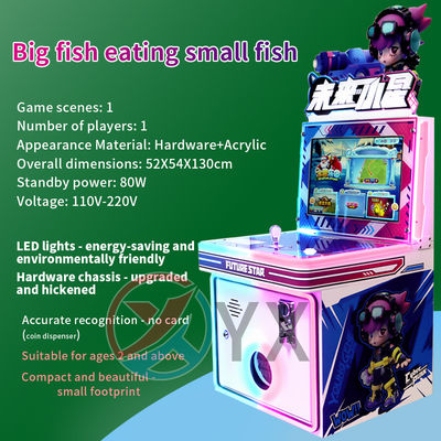 Wielkie ryby jedzą małe ryby Gry Moneta-operacja Przyszłość Mała gwiazda Gra dla dzieci Arcade Hammer Game Consoles
