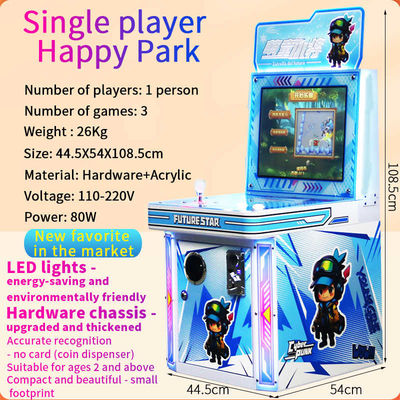 Pojedynczy gracz Happy Amusement Park Game Arcade Game Machine Video Game Coin Logistics Tracking