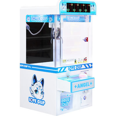 LED Mini Claw Machine Plush Toy Crane Błękitny Hardware Claw Machine